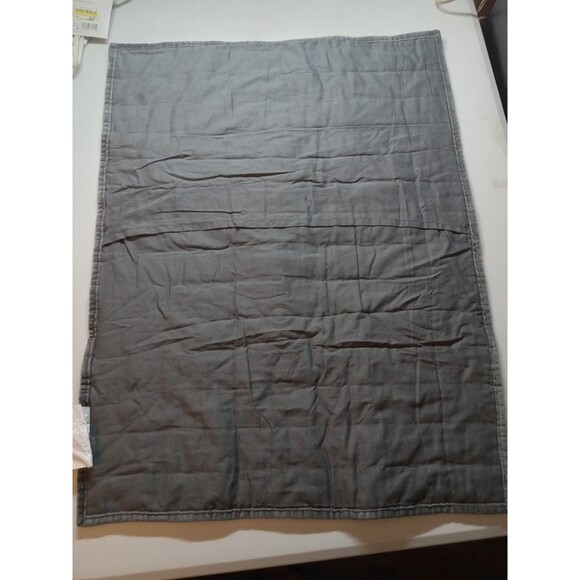 Standard Channel Stitch Velvet Quilt Sham Charcoal - Threshold: Cotton - Picture 5 of 6